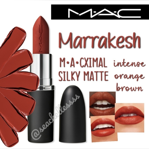 MACximal Mac Marrakesh Lipstick Intense Orange Brown Brand New in Box - Picture 1 of 9
